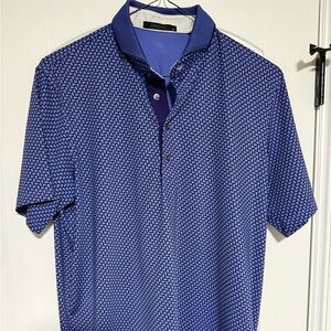 Greyson Dances with Wolves Polo in Kingfisher (purple/blue)